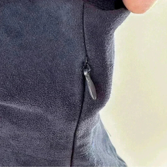 New Philosophy womens dress size 6 navy blue micro suede vegan pencil midi - Picture 11 of 15